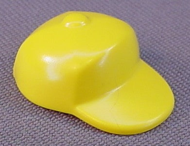 Playmobil Yellow Baseball Cap Or Hat With A Squared Front And A Button On The Top, 3664 3739 3744