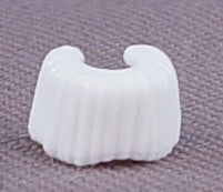 Playmobil White Fur Arm Cuff With Vertical Ribs, 3366 3604 3850 3852 3870 3942 3943 3976 3978 4012