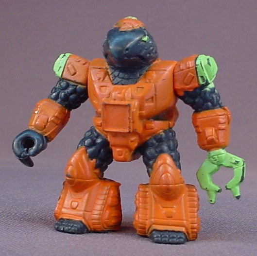 Battle Beasts #17 Hardtop Tortoise, PVC Figure, 1987 Hasbro Takara, (Some Paint Wear)