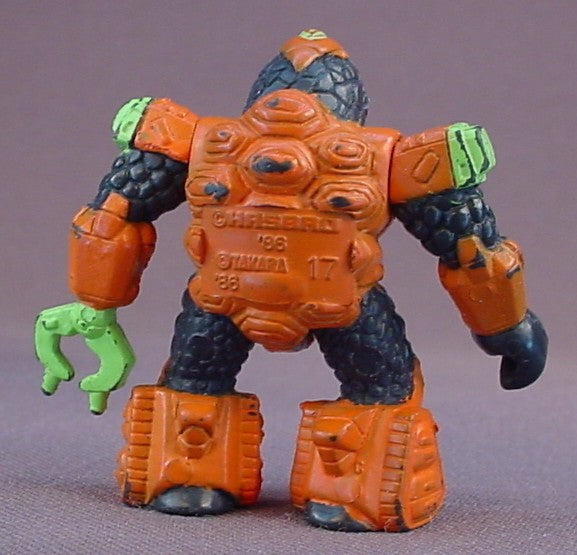 Battle Beasts #17 Hardtop Tortoise, PVC Figure, 1987 Hasbro Takara, (Some Paint Wear)