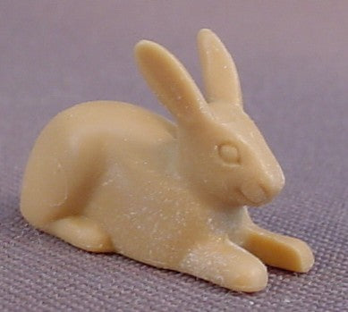 Playmobil Light Brown Or Tan Large Bunny Rabbit Animal Figure In A Lying Down Pose, 3047 3626 3628