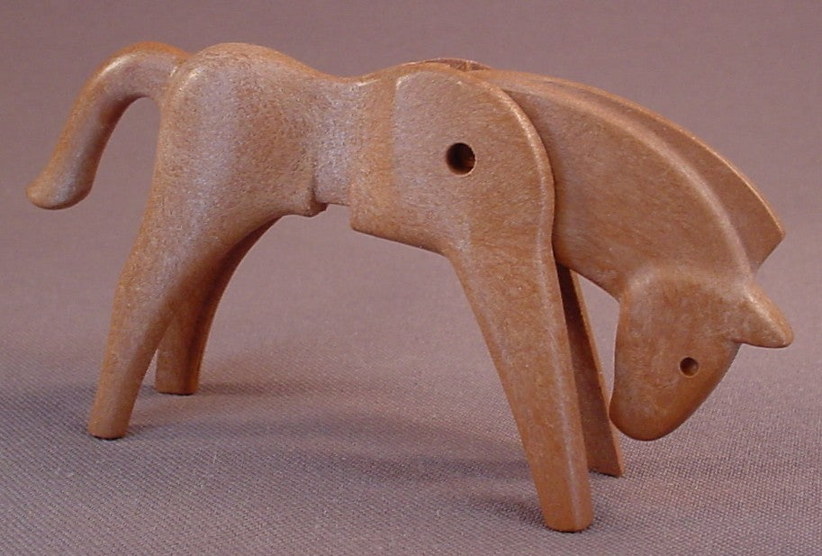 Playmobil Reddish Brown Horse Old Style Movable Head 3811 3037 3785 3667 3804 4431 5738 3803 3768