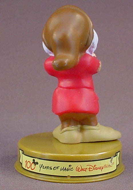Disney 100 Years Of Magic Grumpy Dwarf PVC Figure On A Base, Walt Disney World, Snow White Movie