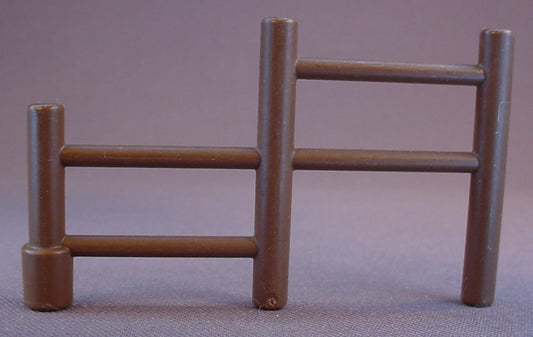 Playmobil Brown Stepped Fence Section, 3076 3955 4060 4074 4169 4203 4273 4457 5660 5711, 30 21 1250