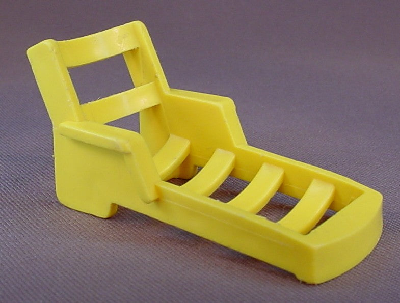 Fisher Price Vintage Yellow Lounge Beach Chair, 985 990, Houseboat, A-Frame LP