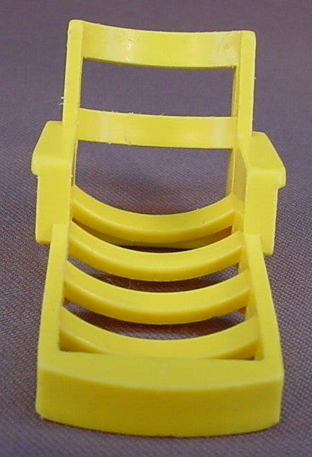 Fisher Price Vintage Yellow Lounge Beach Chair, 985 990, Houseboat, A-Frame LP