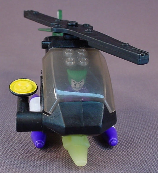 Batman Lego Joker Helicopter With Firing Missile, 5 Inches Long, The Rotor Blade Turns, The Light Swivels, 2008 McDonalds