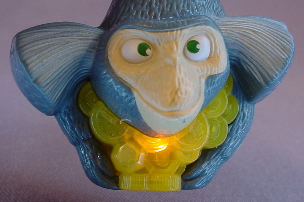 Rio 2 Movie Mauro A Marmoset Monkey Figure Toy With Light Up Fruit, Has An On Off Switch, 4 1/2 Inches Long, 2011 McDonalds