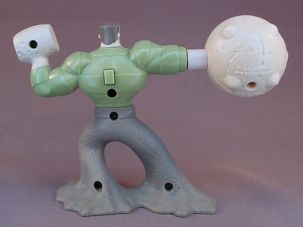 Spider-Man Spectacular Animated Spiderman Sandman With Launching Ball Of Doom Missile Figure Toy, 4 1/2 Inches Tall, 2009 McDonalds