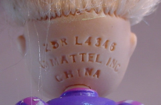 Lil Secrets Twosies Doll, 1995 Mattel, 2 1/2 Inches Tall, Vintage