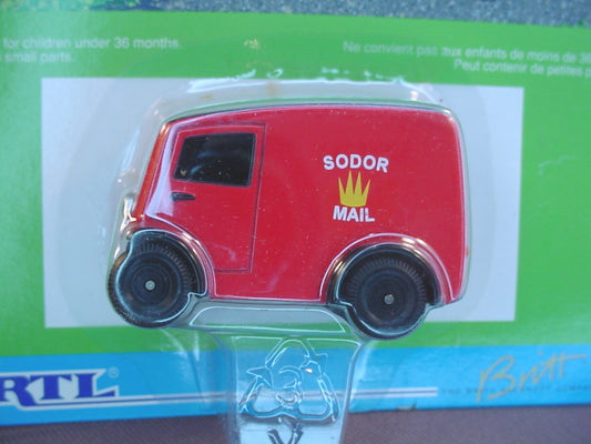 Thomas The Tank Engine And Friends Sodor Mail Van In The Original Sealed Package, 1999 Ertl, #61, 4822-7HEB, Die-Cast Metal, About 2 1/8 Inches Long, Diecast Metal, Vintage