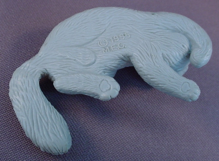 Kitty In My Pocket #54 Jenny Gray Persian Cat Family, Mother And 3 Kittens, Vintage, Puppy In My Pocket, 1995 M.E.G.