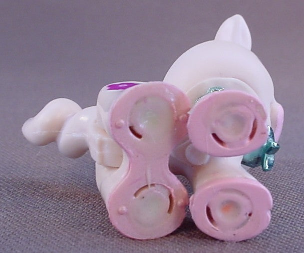 Polly Pocket Sparklin' Pets #08 Pink Pig With A Shiny Blue Collar, Pirouette Pairs, 2007 Mattel