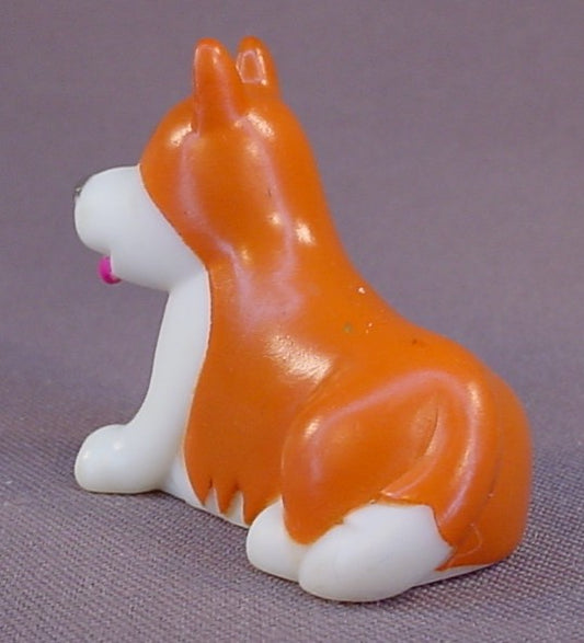 Early Learning Center Happyland Corgi Dog Figure From A Royal Family Set, Also From A Happyland Queen Set, Centre, 2011 ELC