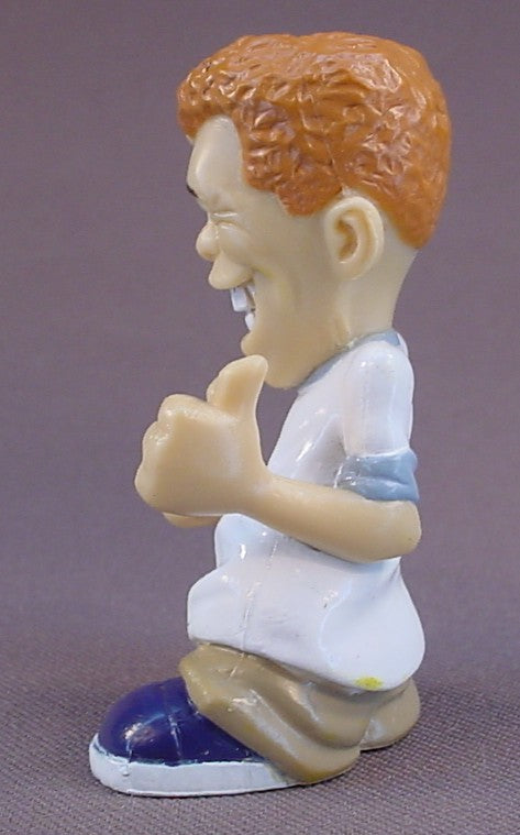 Tech Deck Dudes Colt Cannon PVC Figure With Magnets In The Feet, 2 5/8 Inches Tall, The Pros Series, Professional Skateboarder, 2003 Toy Zone
