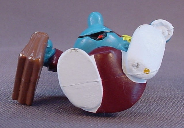 Graduation Smurf In A Brown Cap & Gown PVC Figure, #20130, 1981 Peyo Schleich, W. Germany, Graduate, Smurfs, Vintage, Figurine