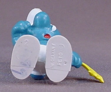 Crying Smurf With A Yellow Hankie PVC Figure, #20018, 1972 Peyo, W. Germany, Smurfs, Vintage, Figurine