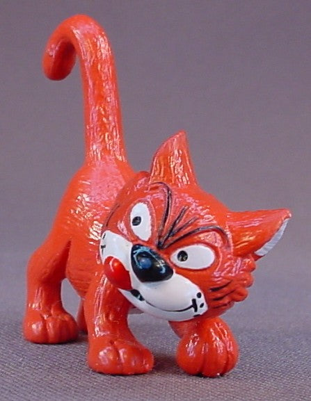Sneaky Azrael Cat PVC Figure, Gargamel's Pet, No Nick In The Right Ear, #20411, 1992 Peyo Schleich, Germany, Smurfs, Vintage, Figurine