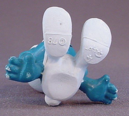 Smurf In A Sitting Position PVC Figure, Large Face Variation, #20026, 1978 Peyo Schleich, Smurfs, Vintage, Figurine
