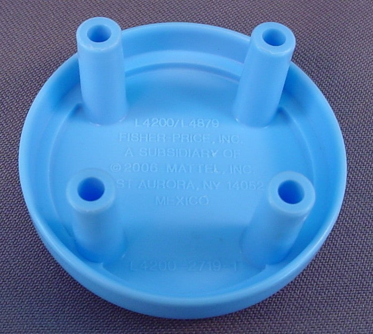 Fisher Price Little People Light Blue Round Table, From An L4200/L4879 Busy Day Home, 2006 Mattel, The Set Was Discontinued In 2009, LP