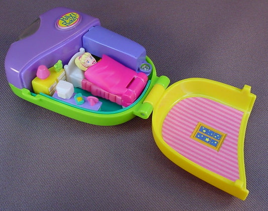 Polly Pocket Flashlight Fun Compact With The Doll, Has Been Tested & Works, Uses 2 AAA Batteries (Not Included), Hot Stuff Series, 1998 Bluebird