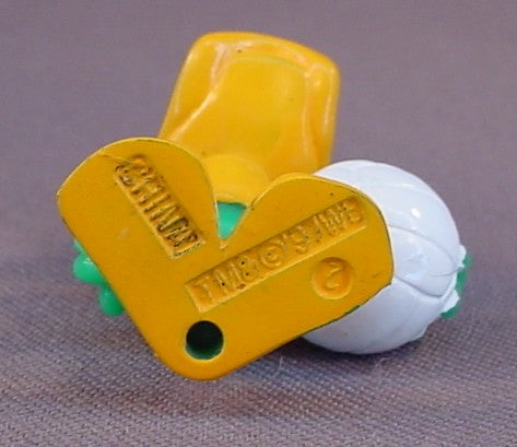 Looney Tunes Plucky Duck Volleyball Player PVC Figure, 2 Inches Tall, Tiny Toon Adventures, 1994 Warner Bros, Looney Toons