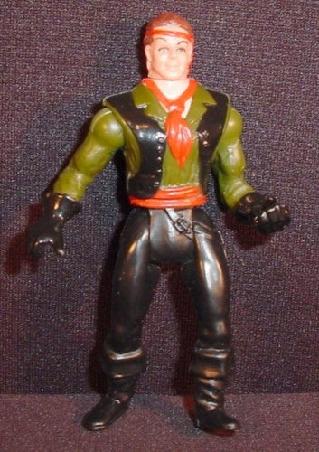 Peter Pan HOOK Movie Swashbuckling Action Figure Mattel 1991 Worn - Action  Figures