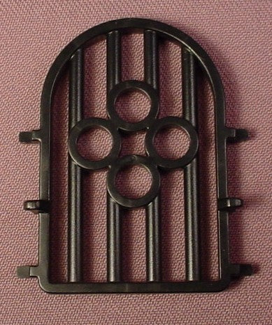 Playmobil Black Arched Barred Castle Window 3446 3449 3445 3666 714