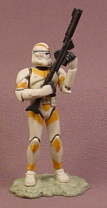 Star Wars Unleashed 2005 Clone Trooper PVC Figure In Standing Pose,