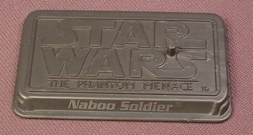 Star Wars 2006 Display Stand Base For A Naboo Soldier Action Figure