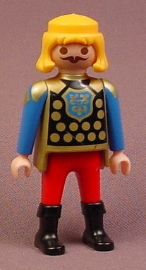 Playmobil Adult Male Dragon Slayer Knight Figure In Gold & Black