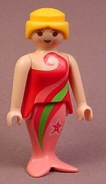 Playmobil Adult Female Mermaid Figure With Dark Pink Fins – Ron's