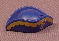 Playmobil Dark Blue Tricorne Hat With Gold Scalloped Trim