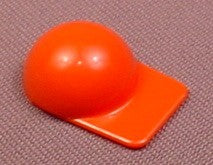 Playmobil Red Baseball Cap Hat With Large Square Bill