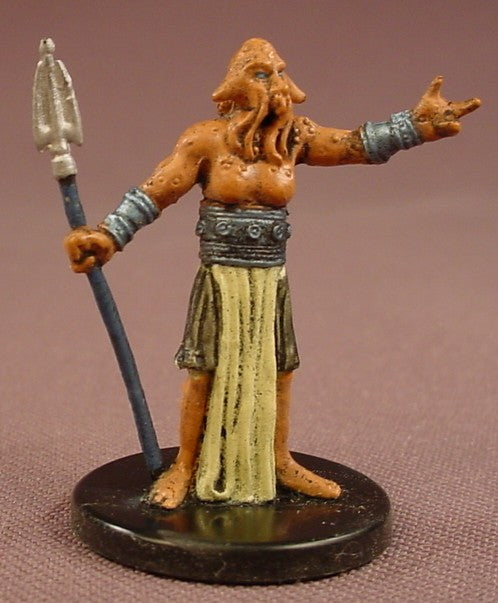 Star Wars Miniatures Quarren Isolationist Figure With The Card, 30/40, The Clone Wars Series