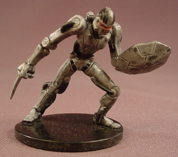 Star Wars Miniatures Dark Trooper Phase I Figure With The Card, 47/60, Champions Of The Force Series