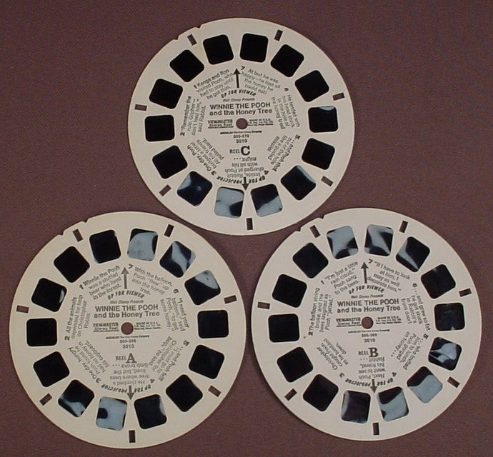 View-Master Set Of 3 Reels, Disney Winnie The Pooh And The Honey