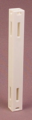 Playmobil White Support Post For A Fence, Has 2 Short Slots