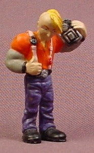 Micro Icons Punks #9 Otto PVC Figure, 1 7/8 Inches Tall, Series 1,