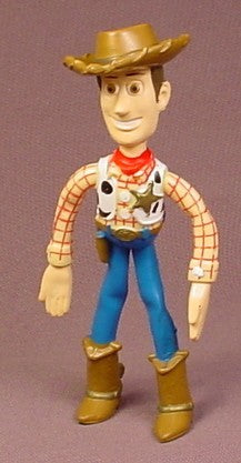 Disney Toy Story 4 1/2" Tall Bendy Woody Figure By Thinkway
