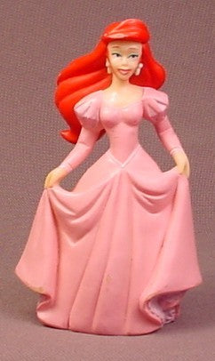 Disney The Little Mermaid Human Ariel In Pink Dress PVC Figure