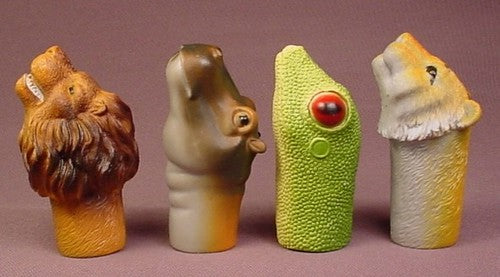 Animal Finger Puppets Lot Of 4