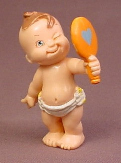 Magic Diaper Babies Baby With Orange Mirror, Winking, 2 5/8 Inches