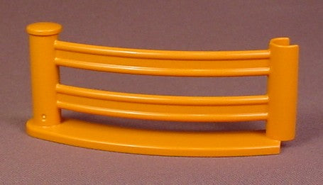 Playmobil 123 Tan Or Light Brown 1/8 Circle Zoo Or Farm Fence