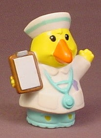 Fisher Price Little People 2009 Animalville Nurse Duck Figure