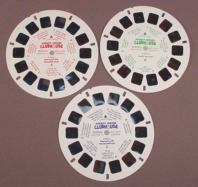 View-Master Set Of 3 Reels, Disney Mickey Mouse Clubhouse Show, L2209 –  Ron's Rescued Treasures