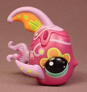 Littlest Pet Shop #2126 Purple Electronic Walkable Angelfish