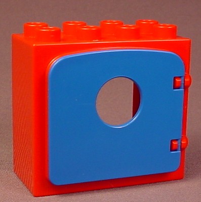 Lego Duplo 2332 Red 2X4X3 Raised Rim Door Frame