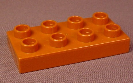 Lego Duplo 40666 Rust Brown 2X4 Plate