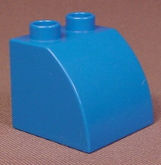 Lego Duplo 11170 Blue 2X2X1 1/2 Brick With A Curved Top